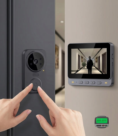 “SafeView Smart Doorbell - Sonnette Vidéo HD avec WiFi, Vision Nocturne et Détection de Mouvement